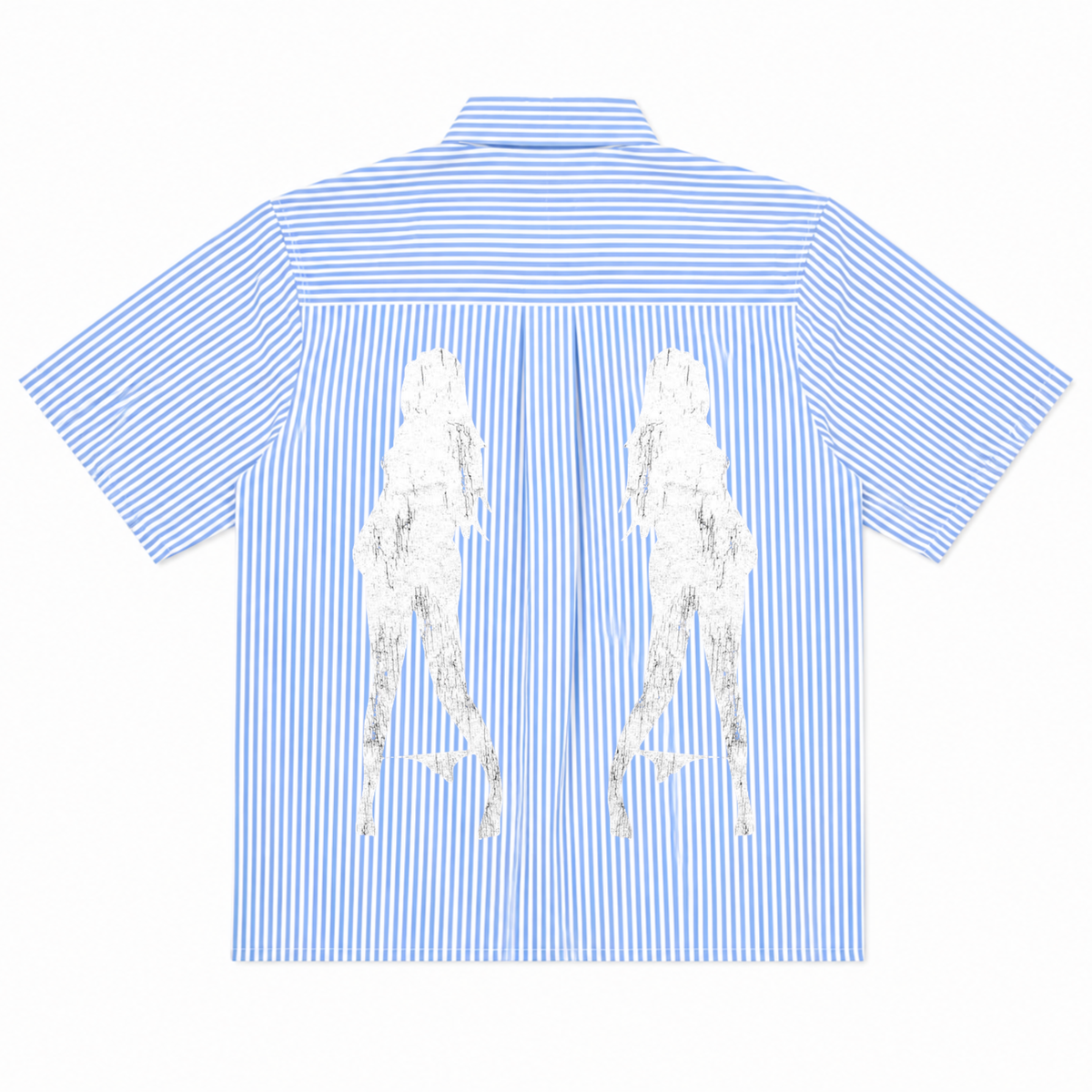 Basement Studios® Hot Girls Club Boxy Shirt Light Blue