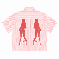 Basement Studios® Hot Girls Club Boxy Shirt Rose