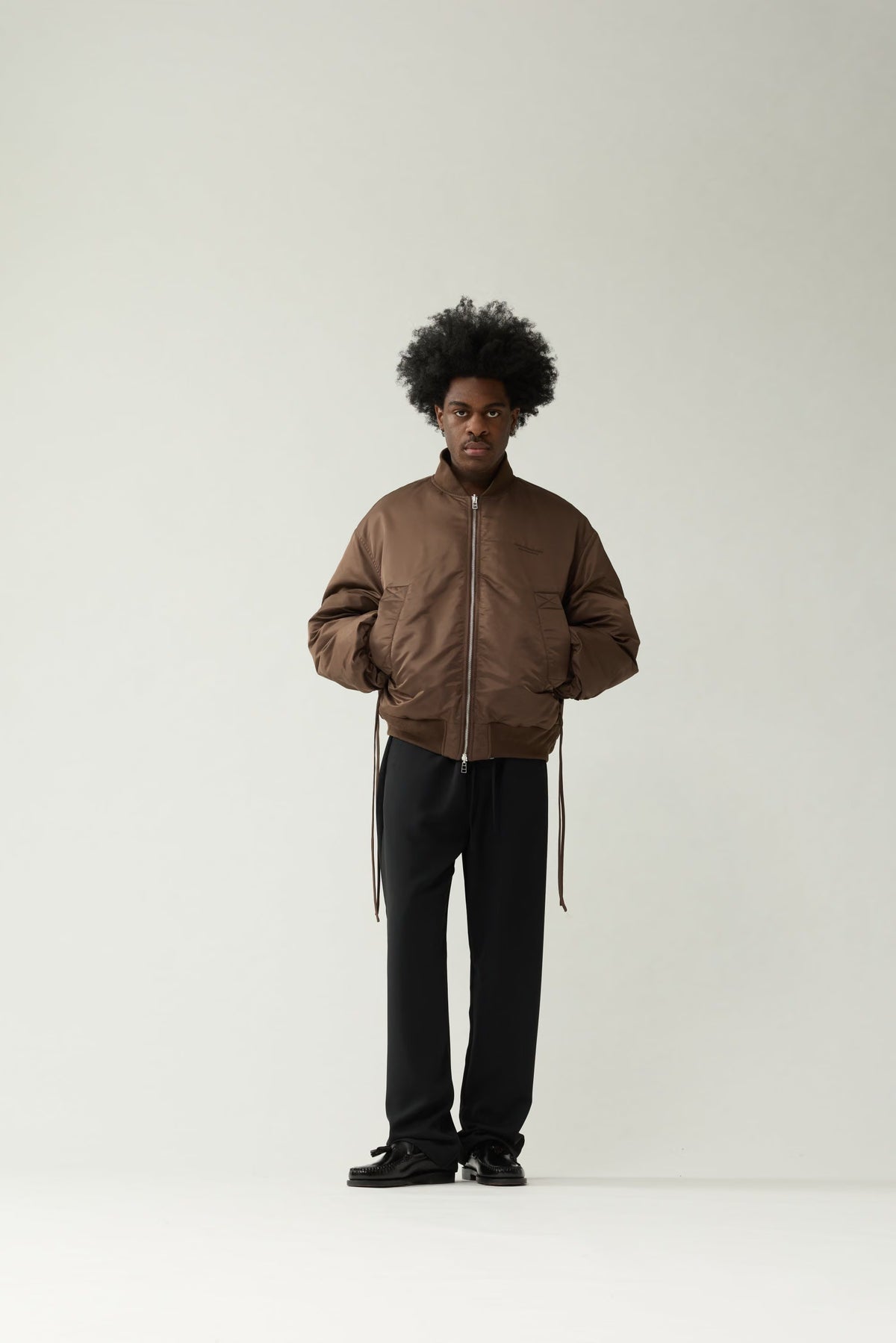 New Amsterdam Reversible Bomber Jacket  Army Green Orange