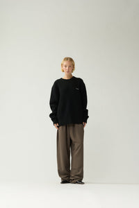 New Amsterdam Knitted Crewneck Black