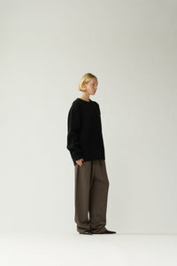 New Amsterdam Knitted Crewneck Black