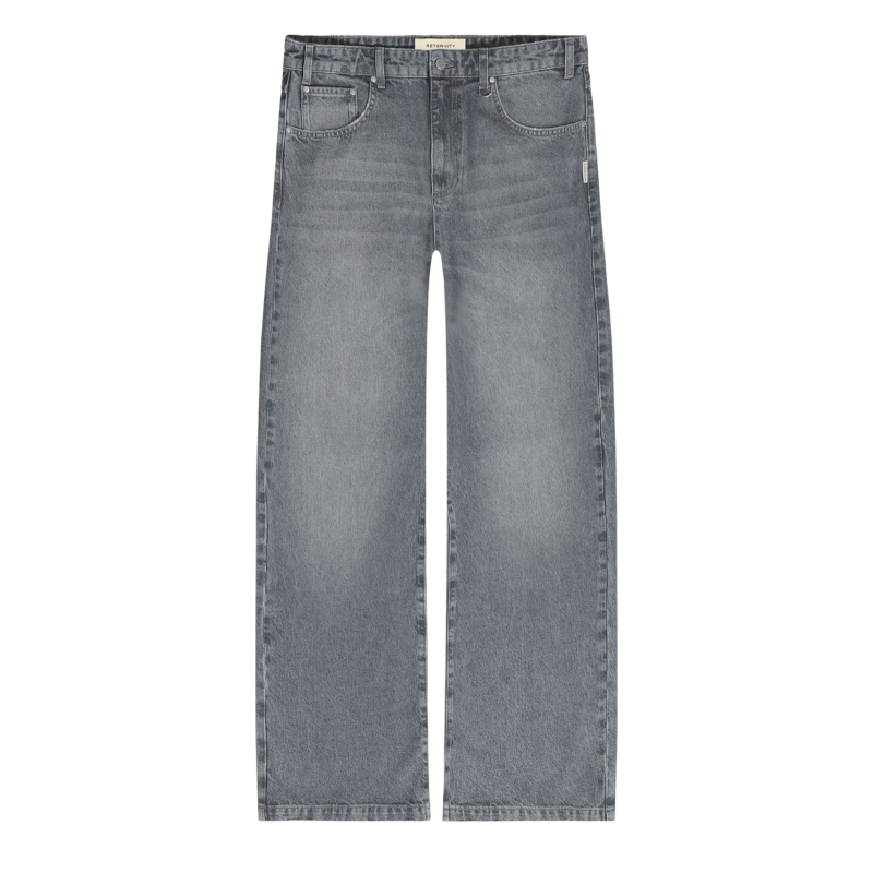 Essential Baggy Denim | Washed Grey