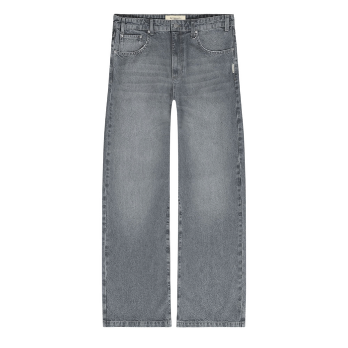 Essential Baggy Denim | Washed Grey