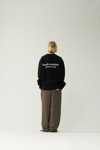 New Amsterdam Knitted Crewneck Black