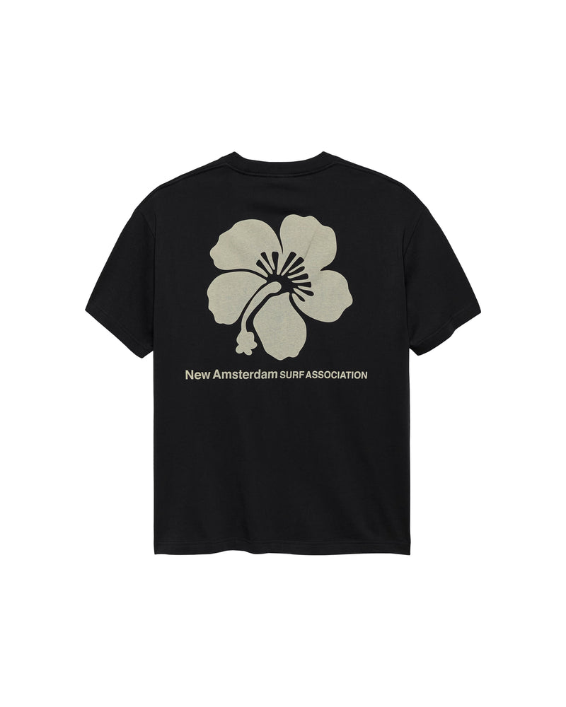 New Amsterdam Hibiscus Tee Black