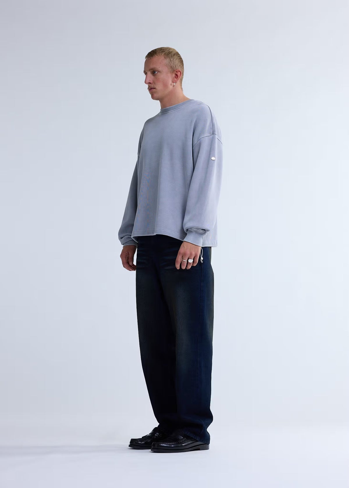 New Amsterdam Plate Sweat Washed Grey