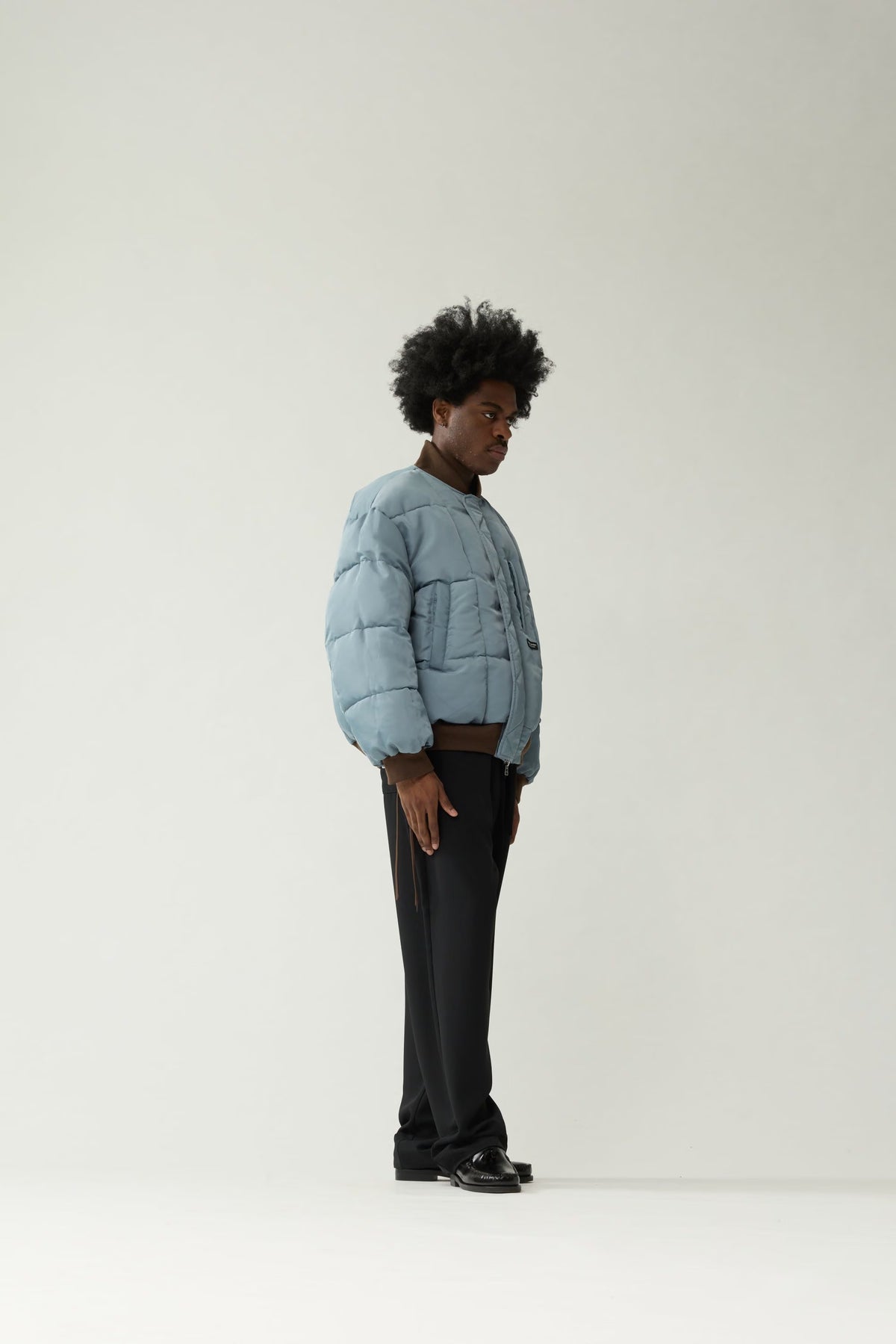 New Amsterdam Reversible Bomber Jacket  Army Green Orange