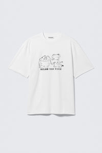 Weekday Relaxed Printed Graphic T-shirt