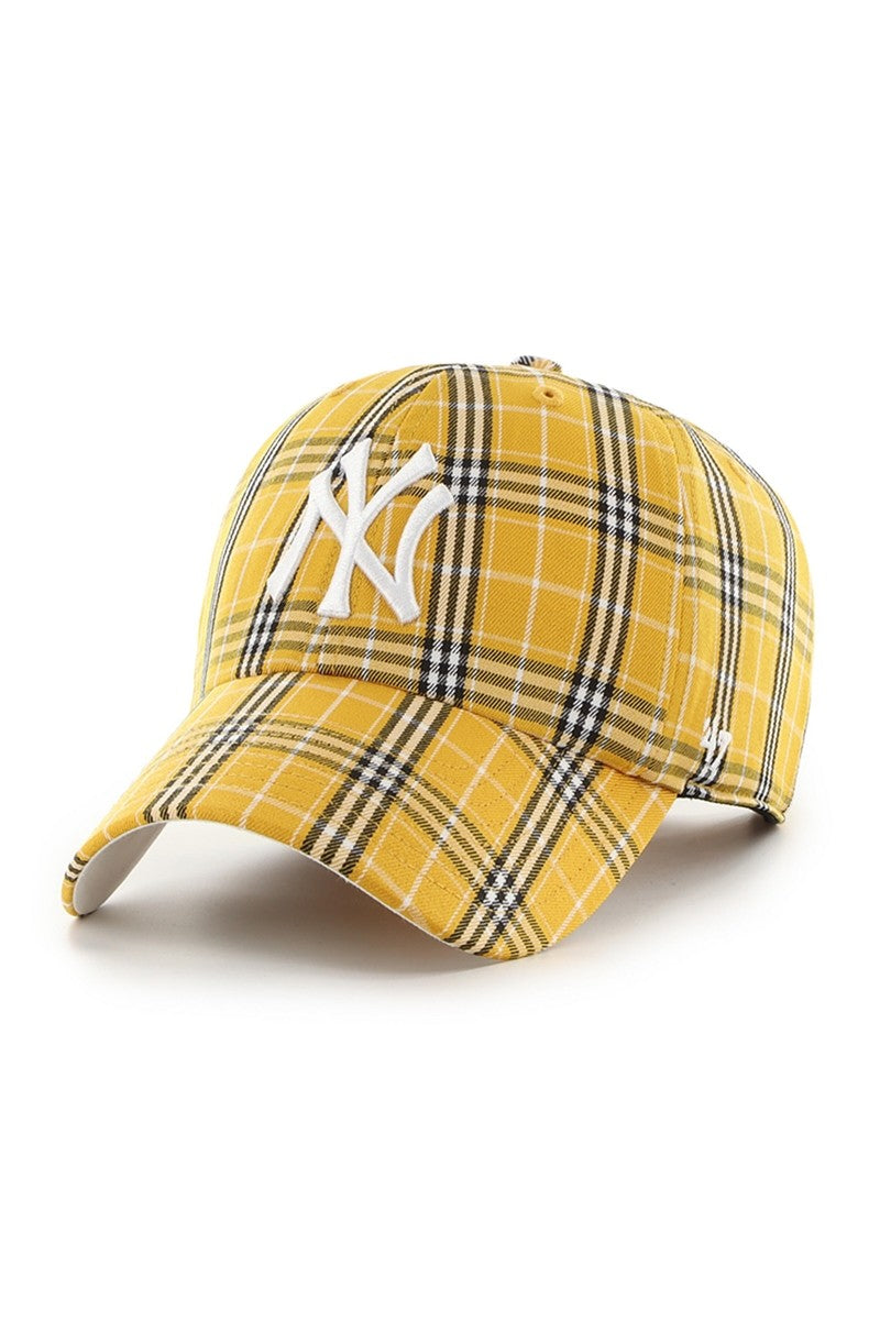 47 Cappellino Plaid Clean Up New York Yankees - honey