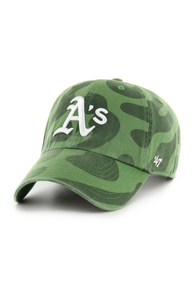 47 Cappellino Freeform Clean Up Oakland Athletics - fatigue green