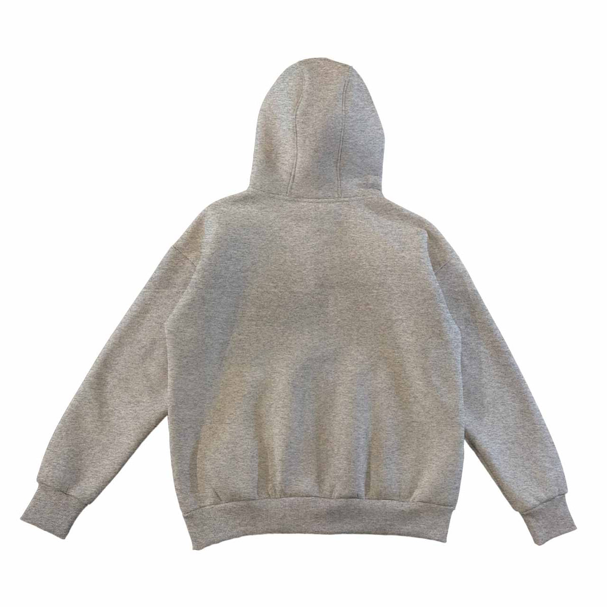 Zipped Hoodie Boxy Fit Hash Grey