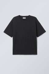 Weekday Great Boxy Tshirt Heavyweight Black