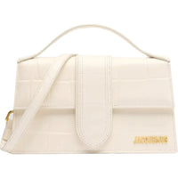 Jacquemus Le Grand Bambino Light Ivory Crocodile
