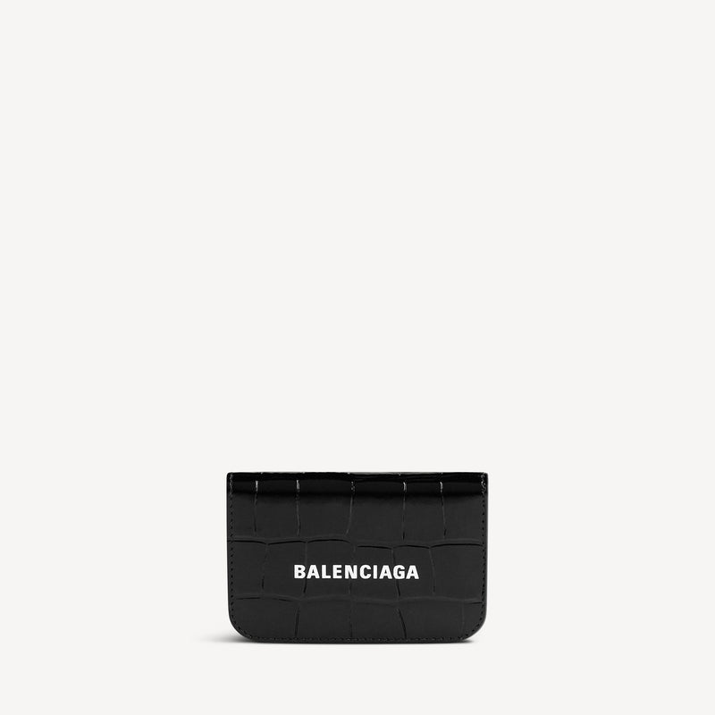 Balenciaga Mini Portafoglio con lavorazione coccodrillo