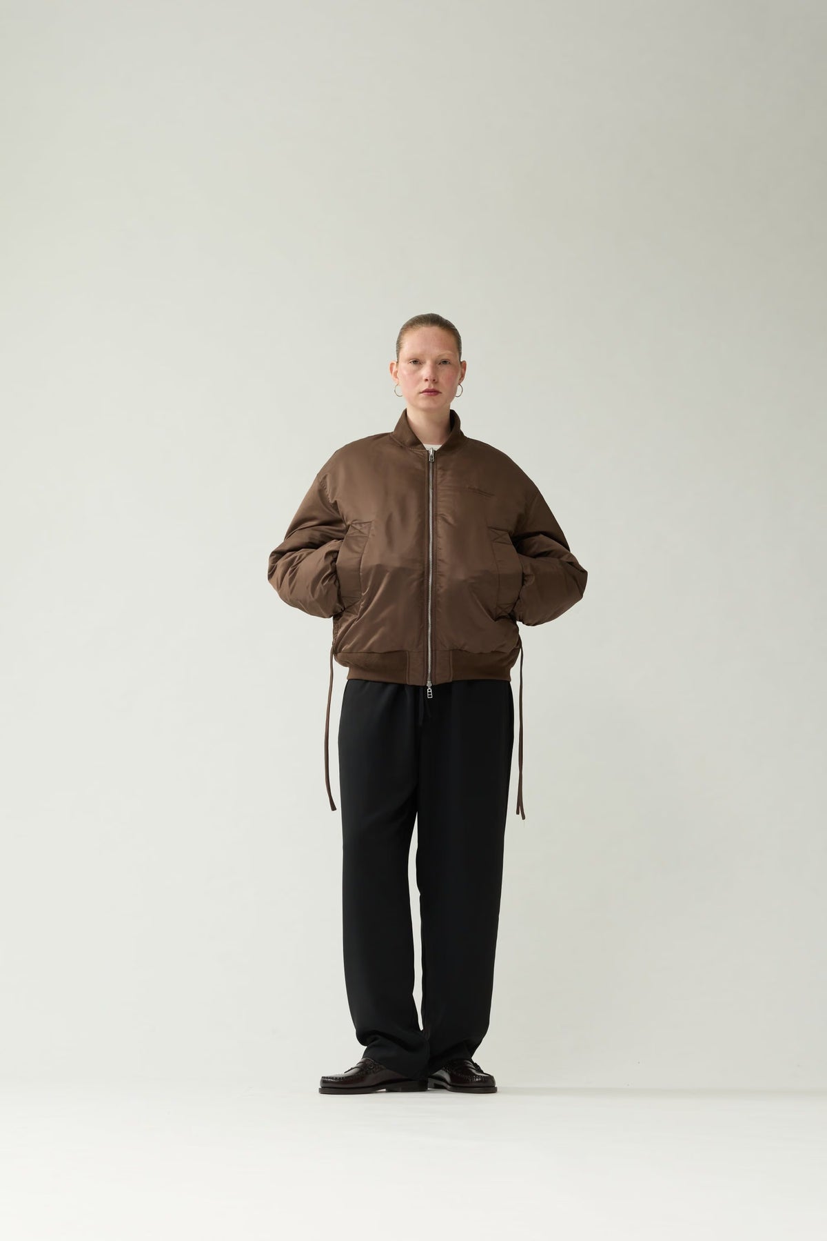 New Amsterdam Reversible Bomber Jacket  Army Green Orange