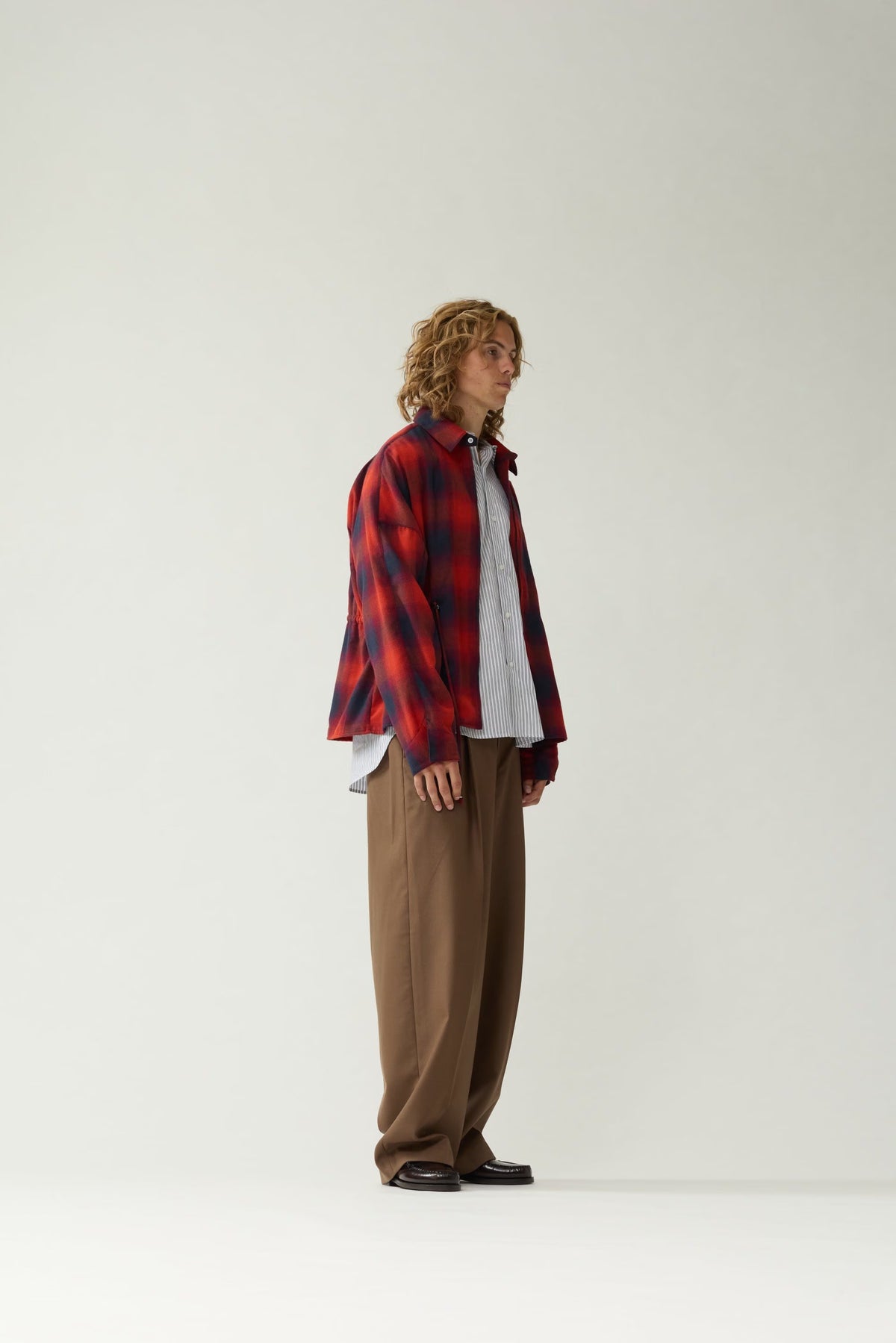 New Amsterdam Flanel Overshirt Red Check