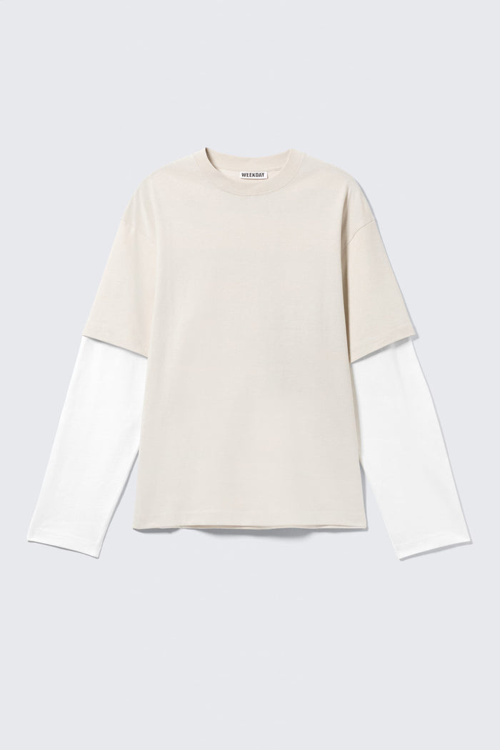 Weekday Double Layered Cotton T-shirt
