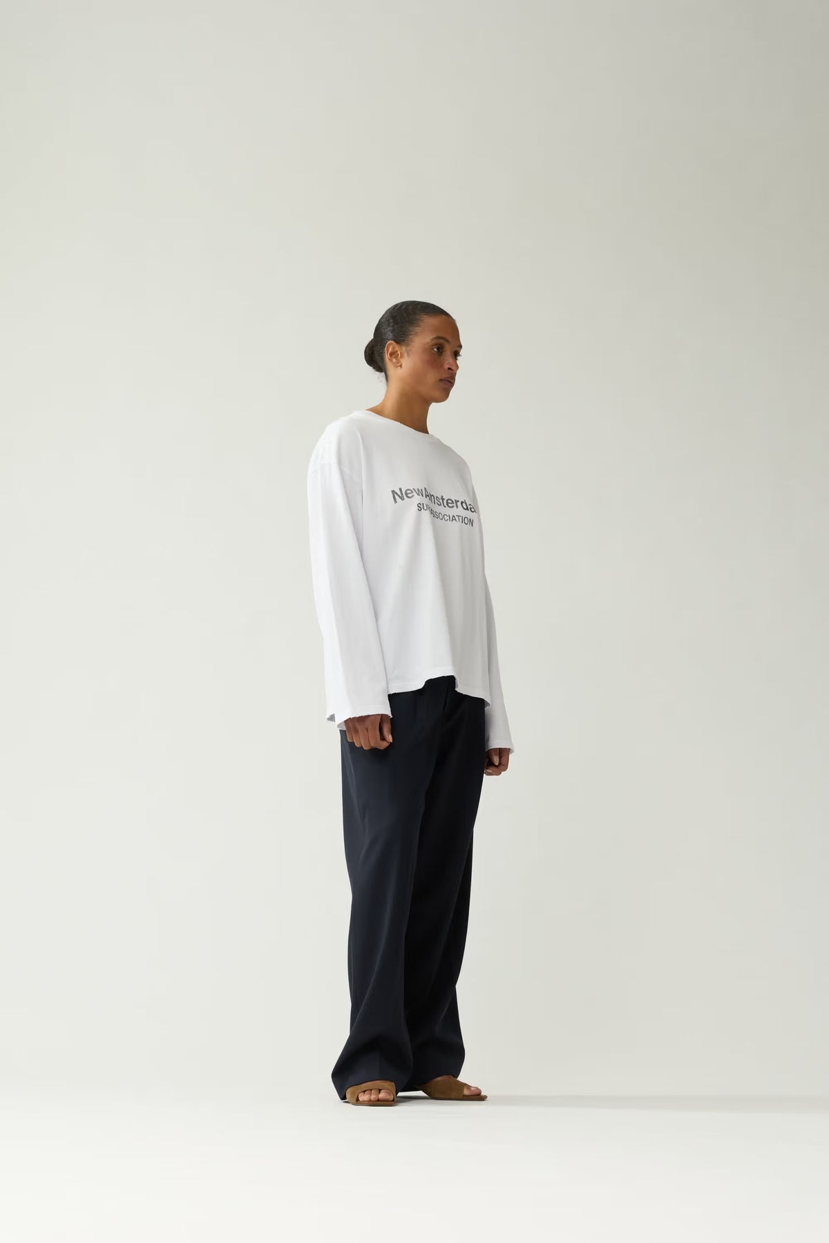 New Amsterdam Worked Logo Longsleeve