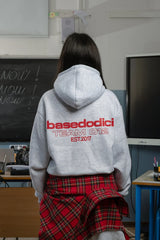 Hoodie Comfy Team012 Ash Grey