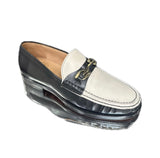 Damy Mocassino Bianco Nero