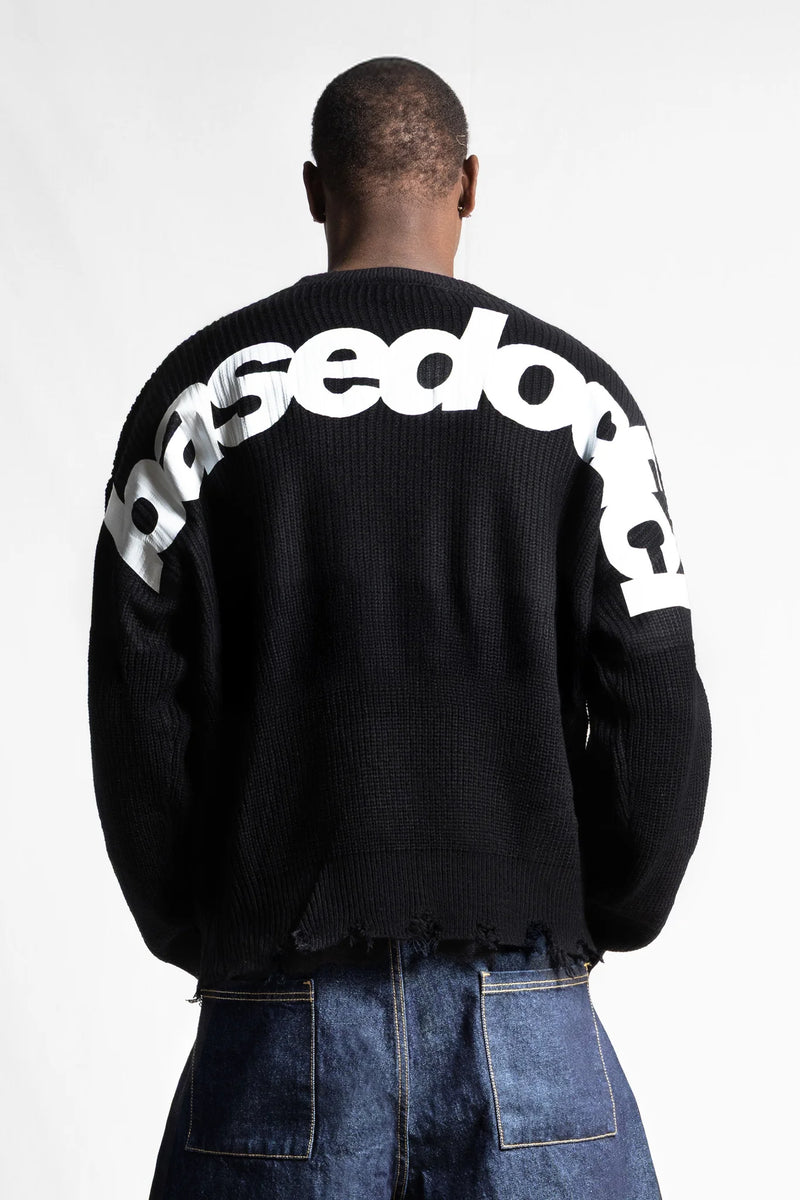 Basedodici Knitwear Big Back Logo