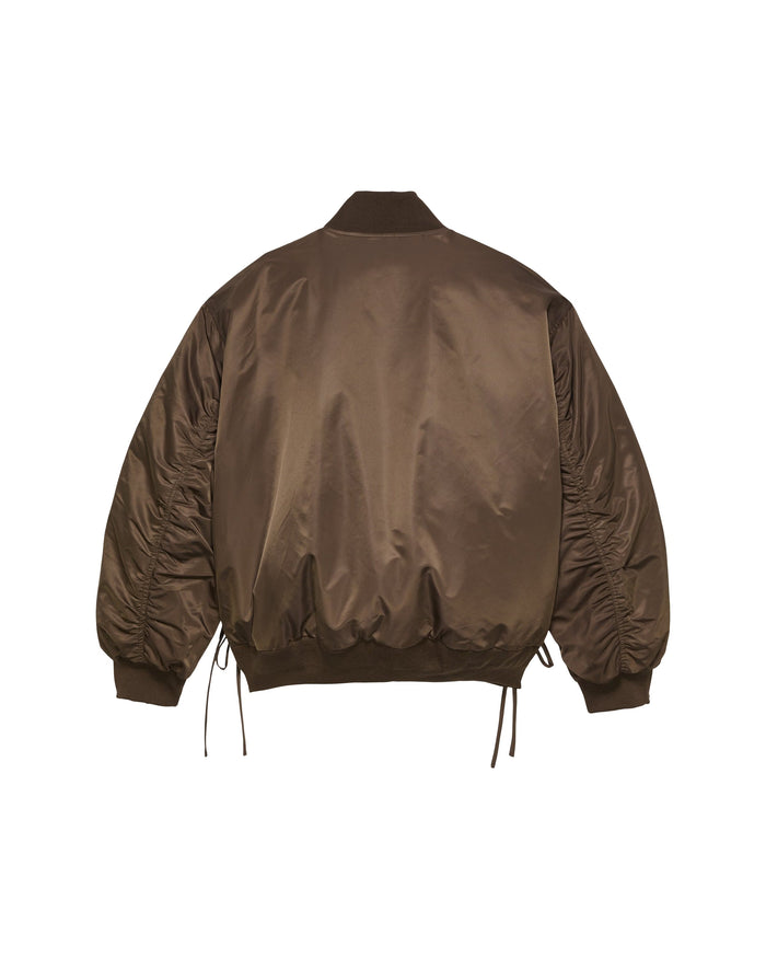 New Amsterdam Reversible Bomber Jacket  Army Green Orange