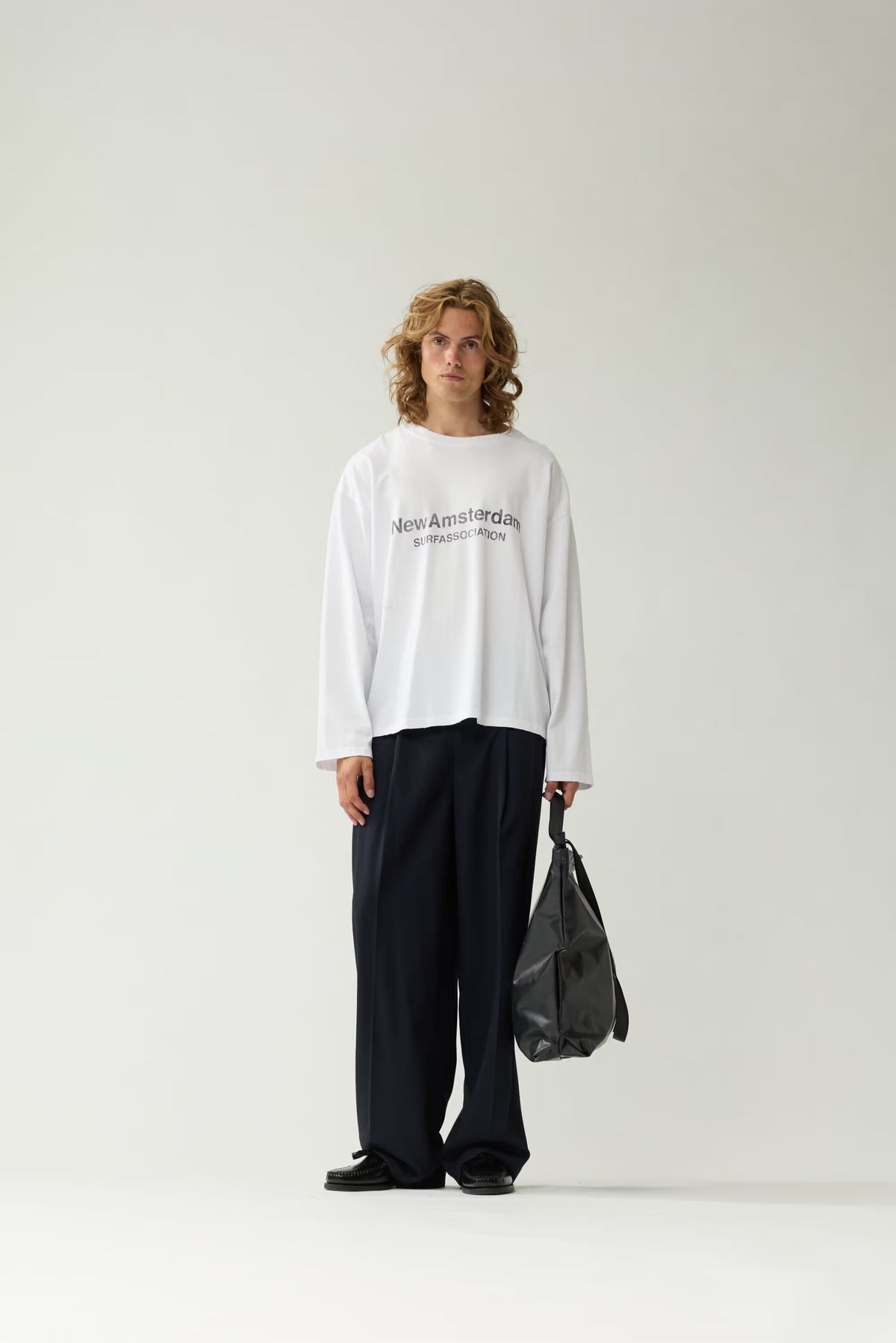 New Amsterdam Worked Logo Longsleeve