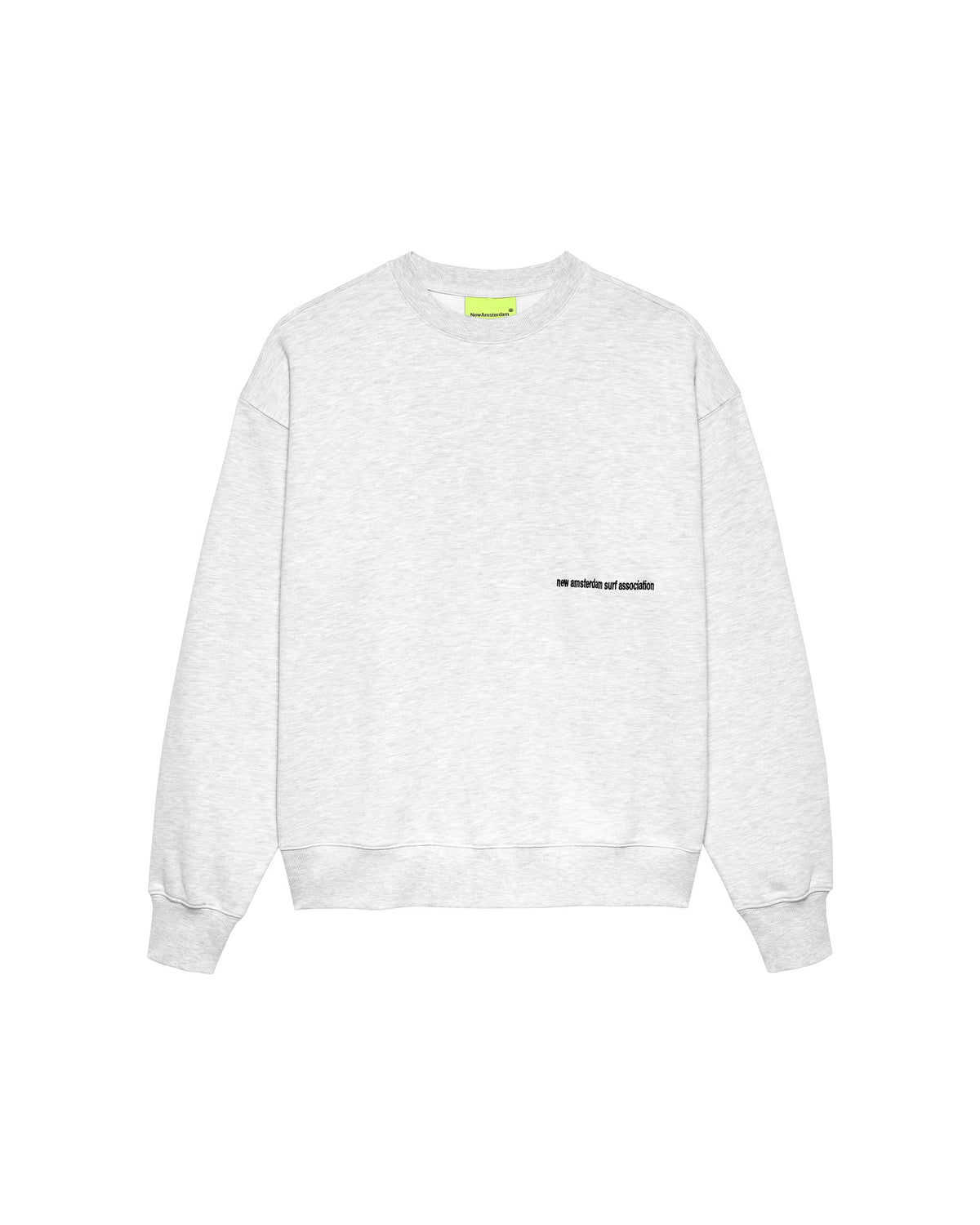 New Amsterdam Beach Sign Crewneck Ash