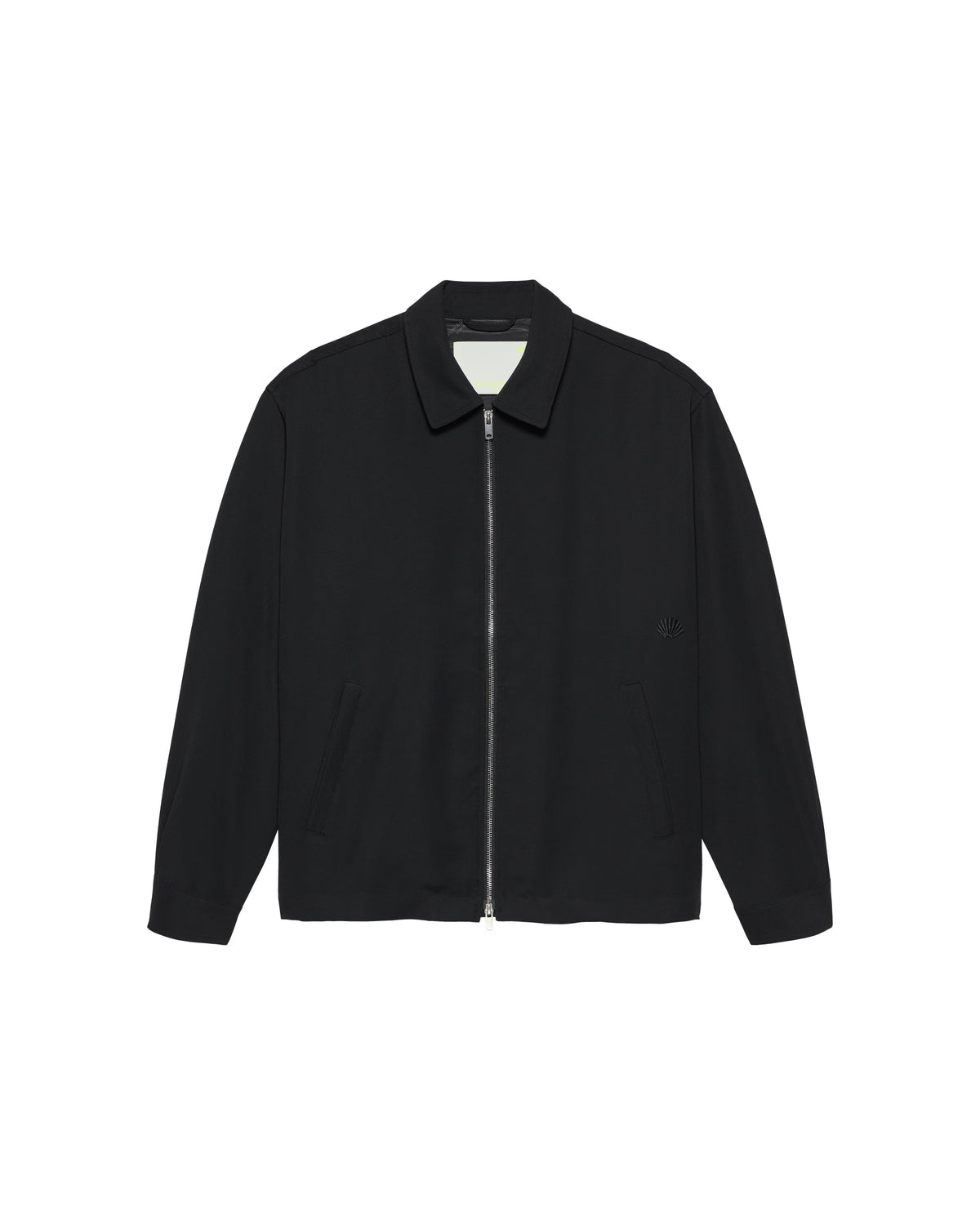 New Amsterdam Zip Up Shirt Black