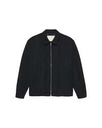New Amsterdam Zip Up Shirt Black