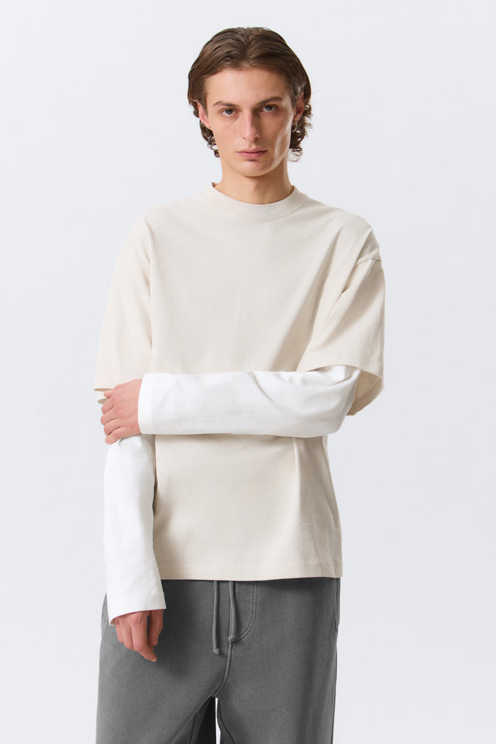 Weekday Double Layered Cotton T-shirt