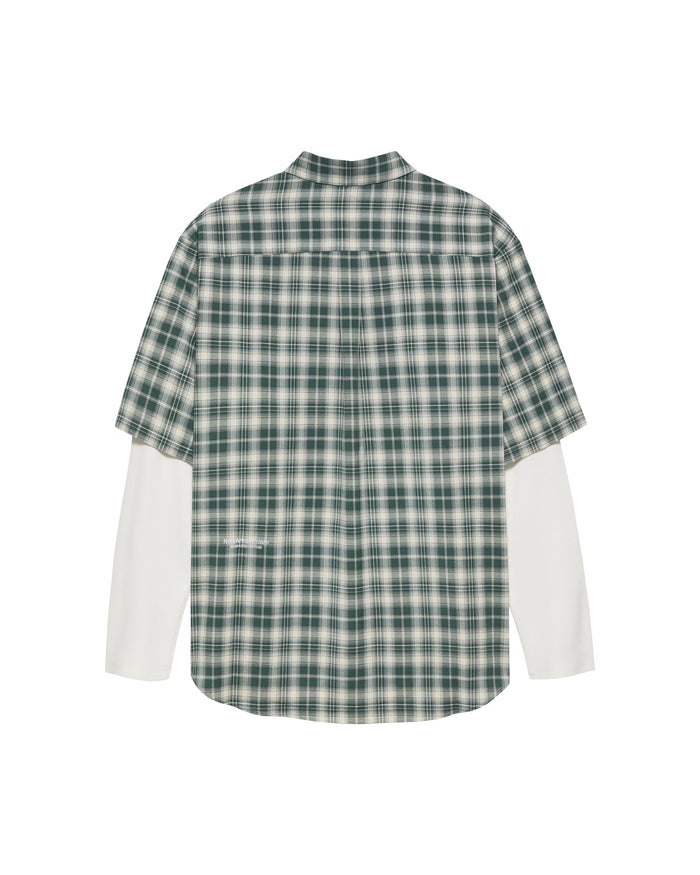 Double Layer Shirt Green