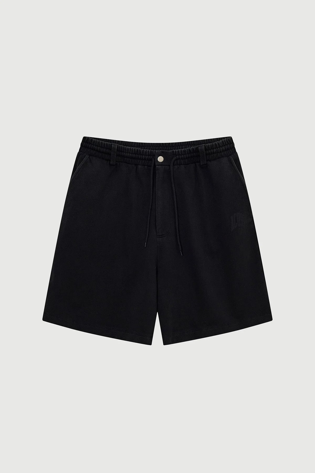 Acupunture 93' Sweat Short Washed Black