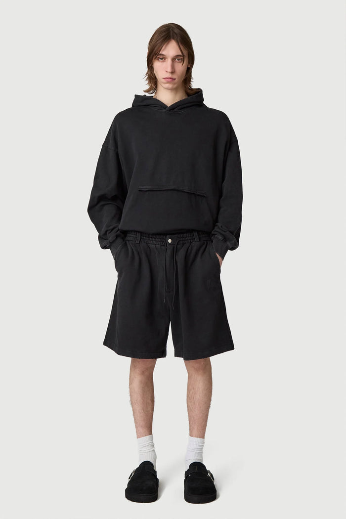 Acupunture 93' Sweat Short Washed Black