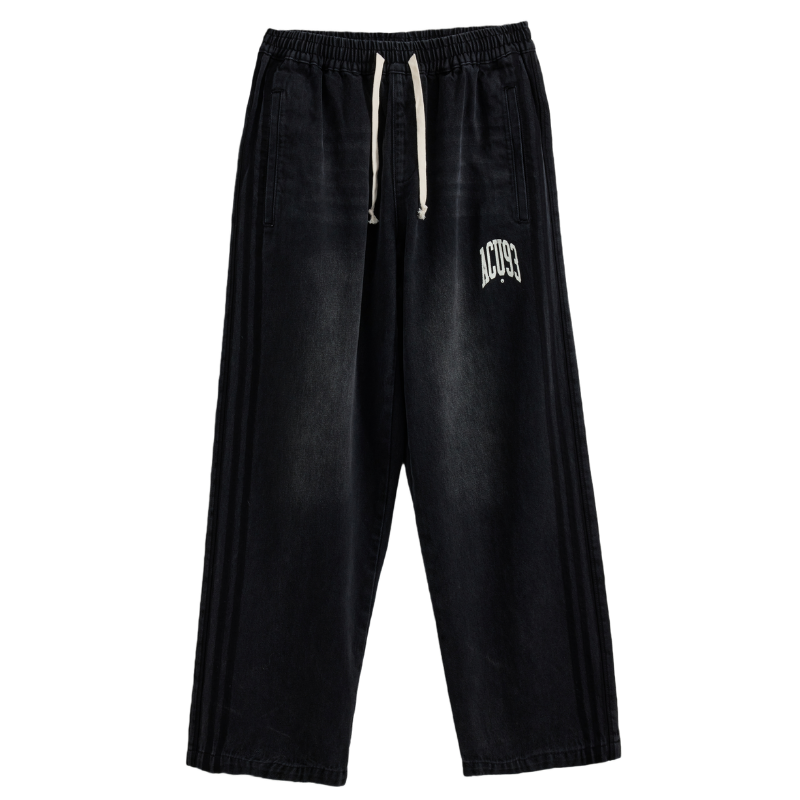 Acupuncture Sporty Denim Pant Washed Black