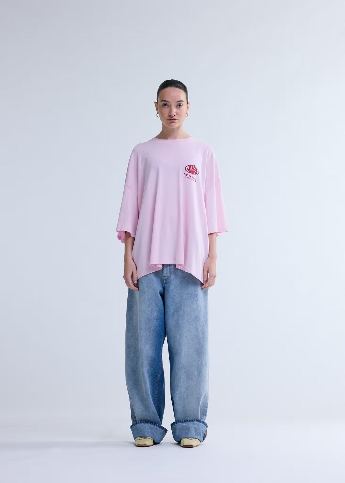 New Amsterdam Corporate Logo Tee Pink