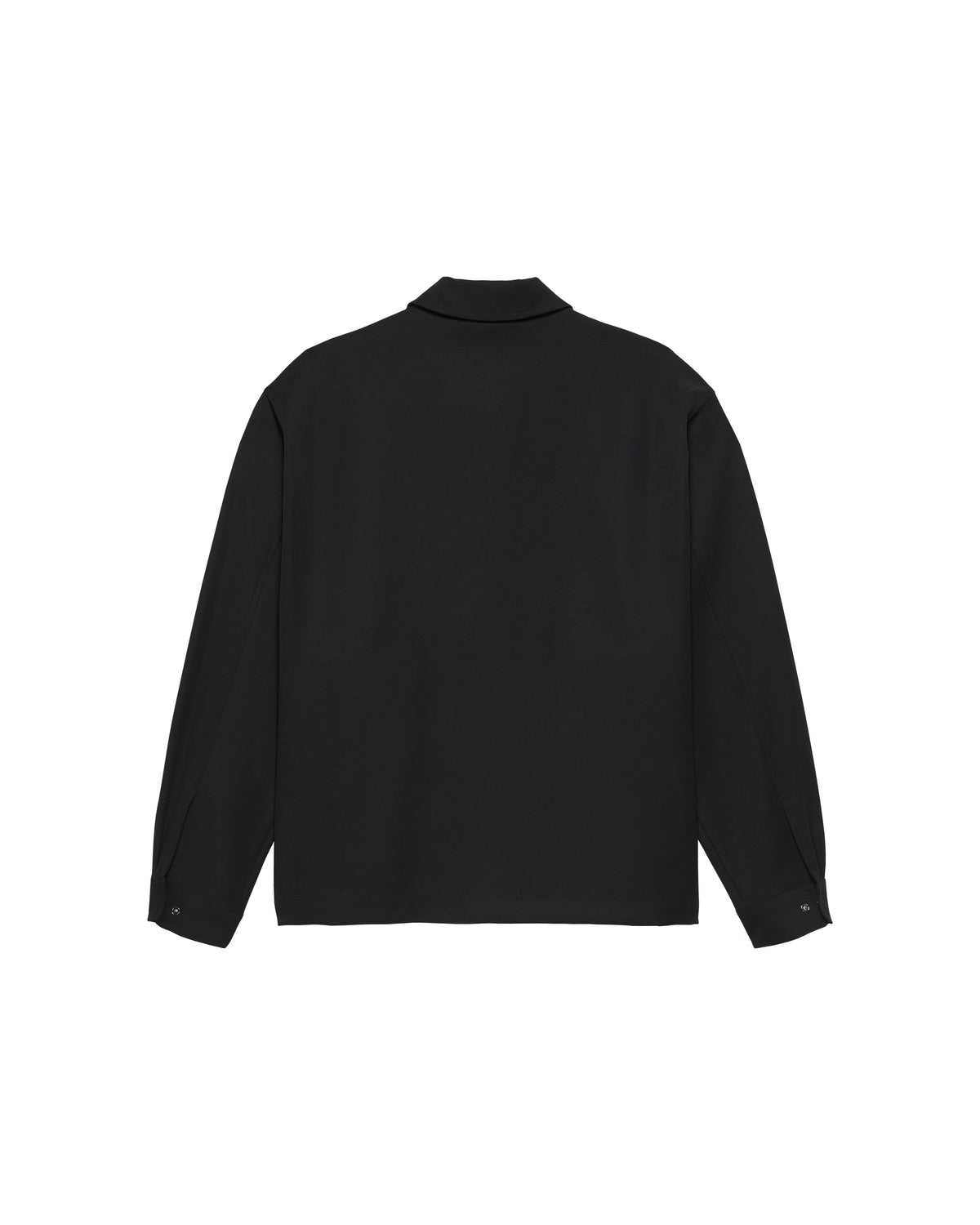 New Amsterdam Zip Up Shirt Black