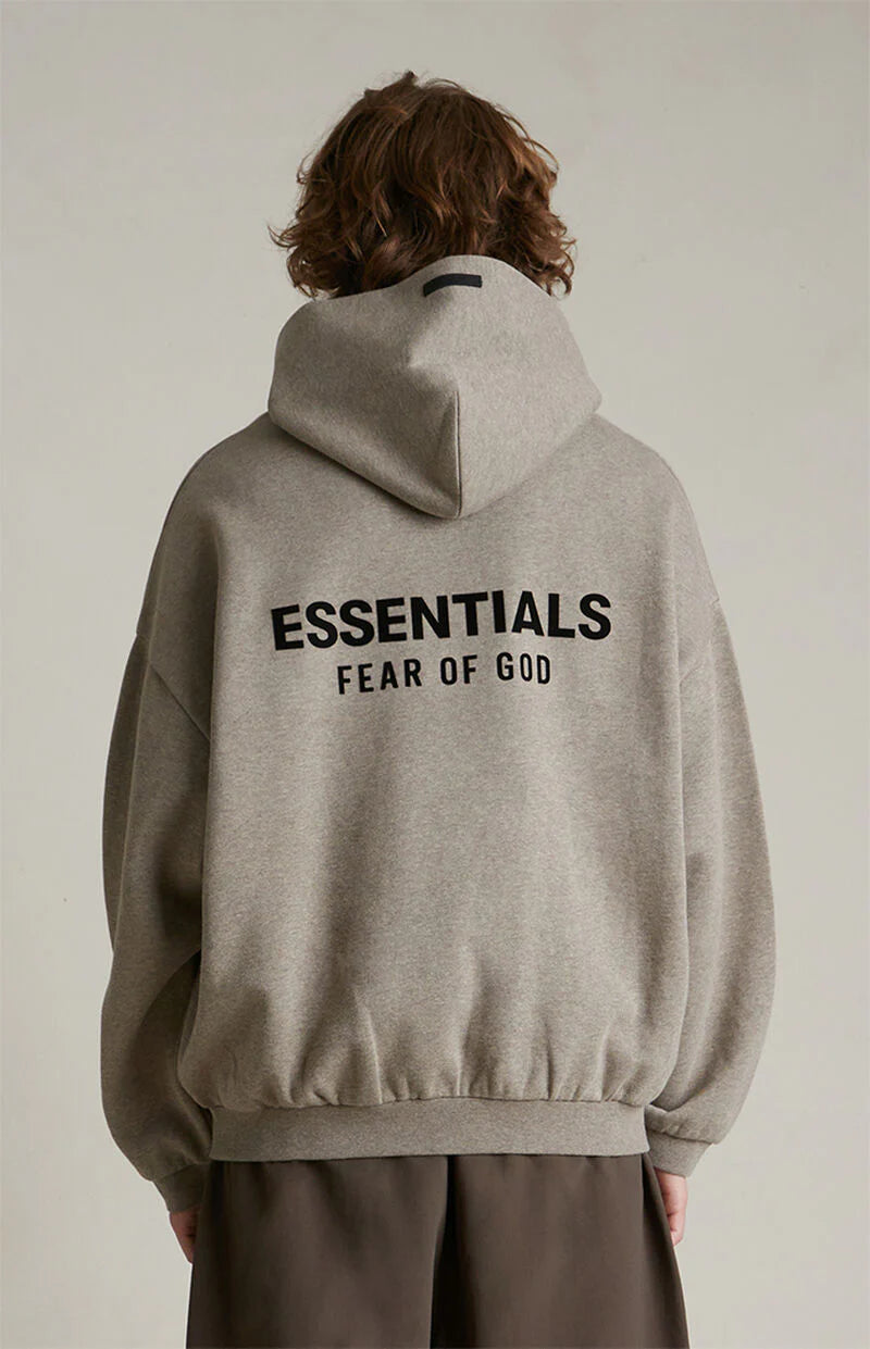 Fear of God Essentials Dark Heather Grey Hoodie