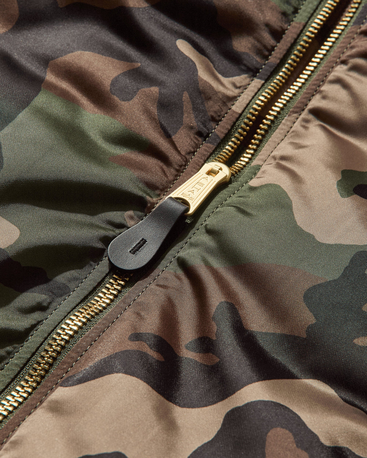 Alpha Industries MA-1 Base Flight Bomber Jacket Woodland Camo