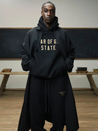Essentials Fear of God Fleece Hoodie State Black