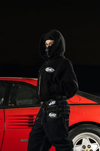 Basedodic Balaclava Hoodie Black Full Zip