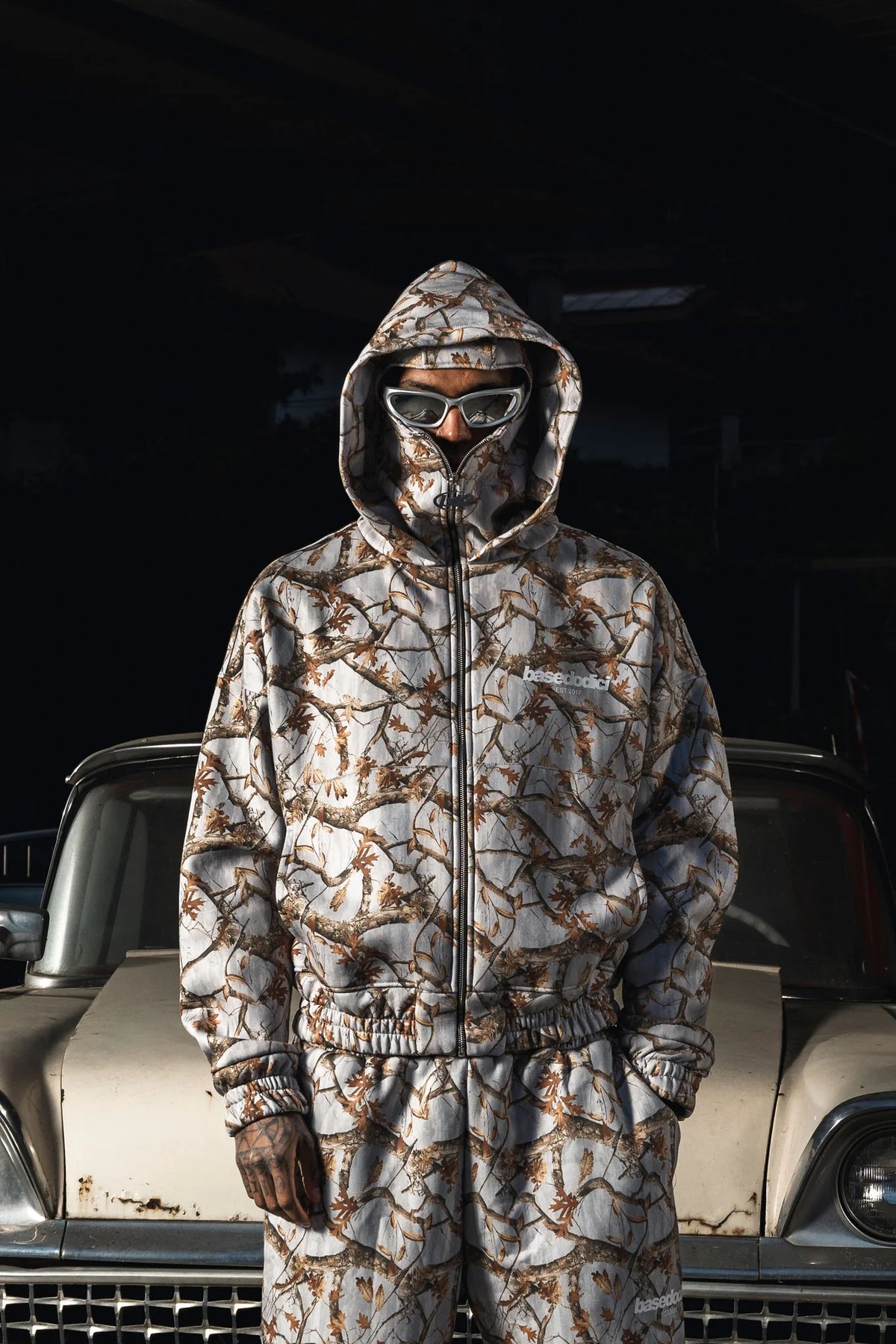 Basedodici Balaclava Forest Hoodie