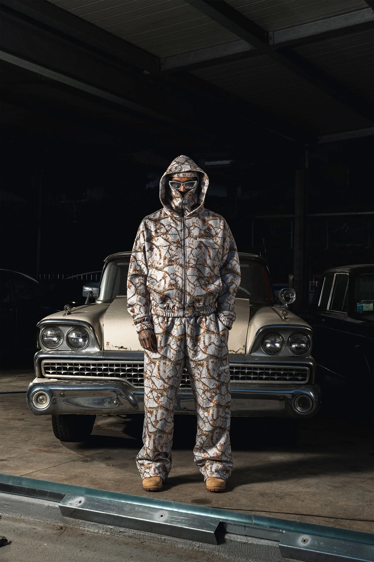 Basedodici Balaclava Forest Hoodie