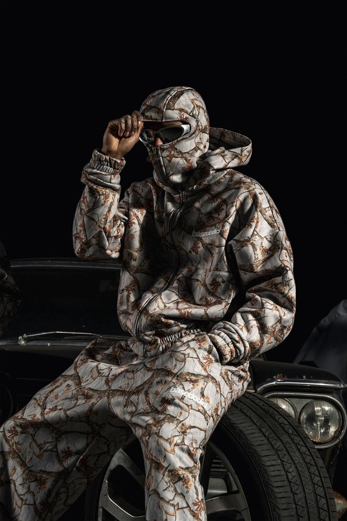 Basedodici Balaclava Forest Hoodie