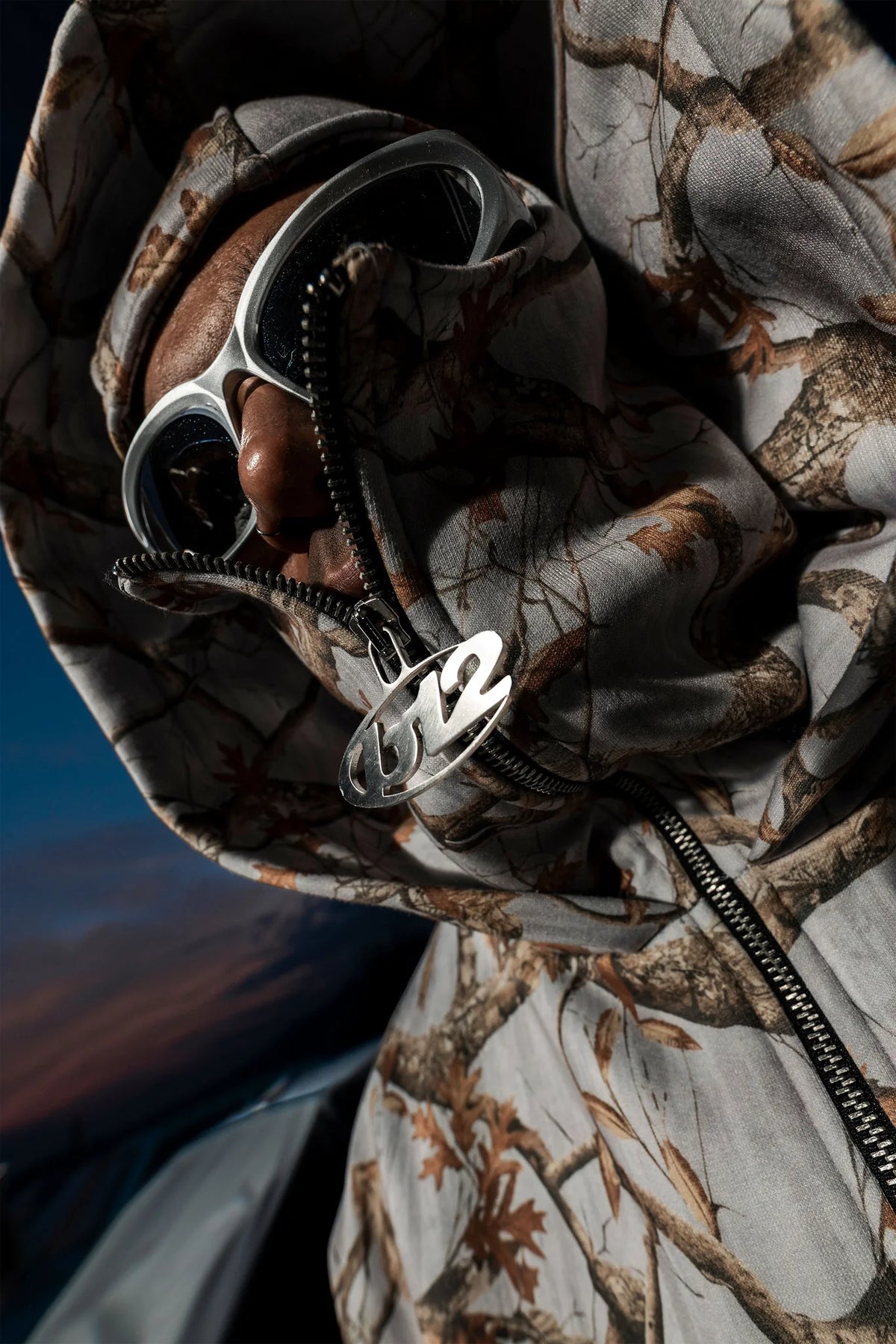 Basedodici Balaclava Forest Hoodie