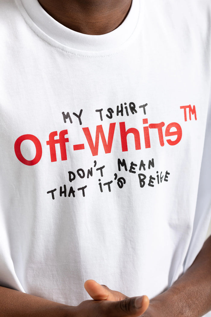 DLT LAB Off-W* White T-shirt