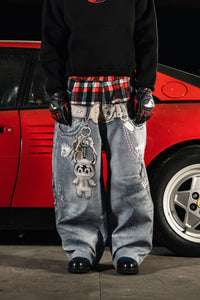 Basedodici Bigall Graphic Pants