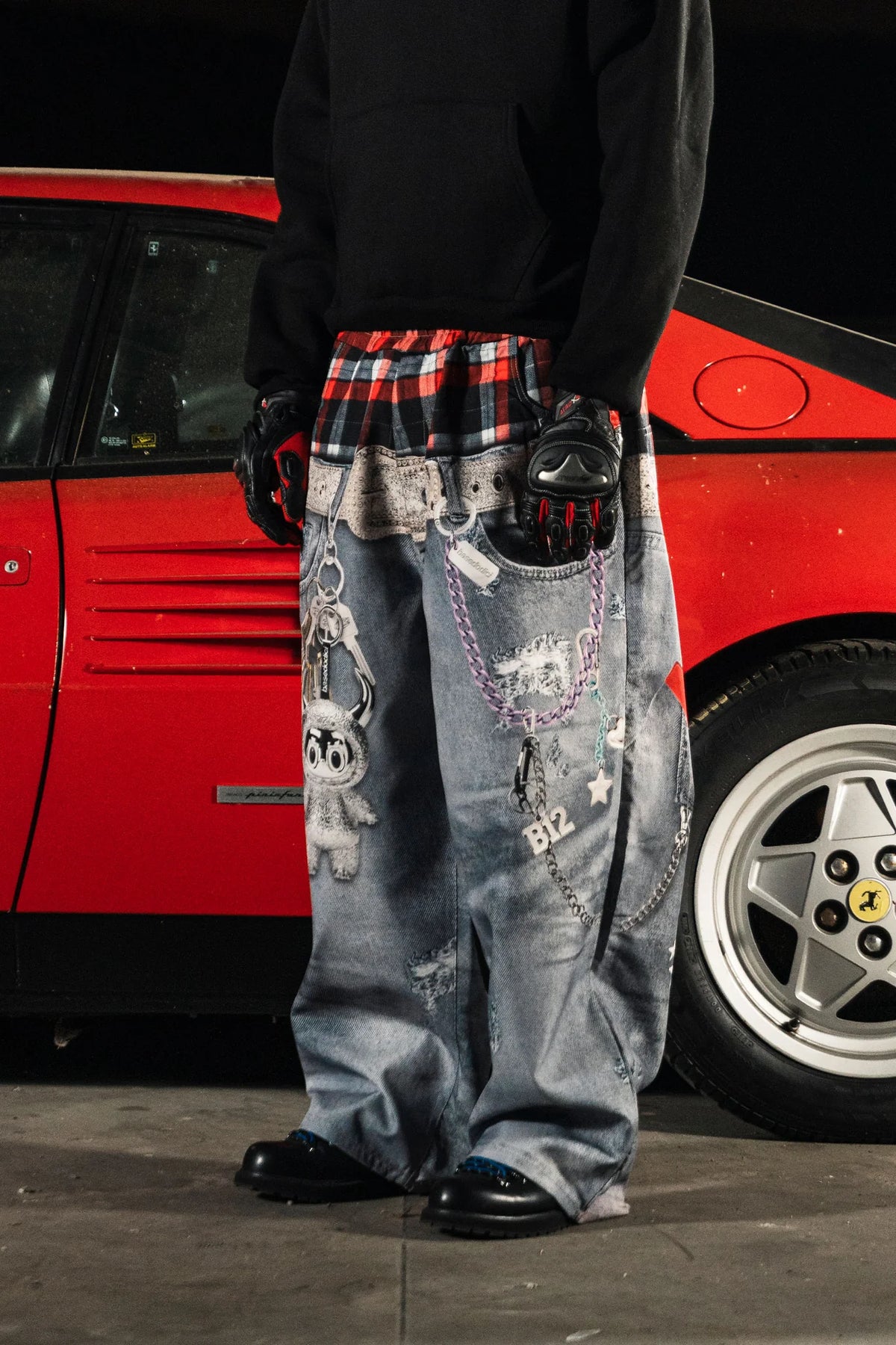 Basedodici Bigall Graphic Pants