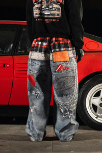 Basedodici Bigall Graphic Pants