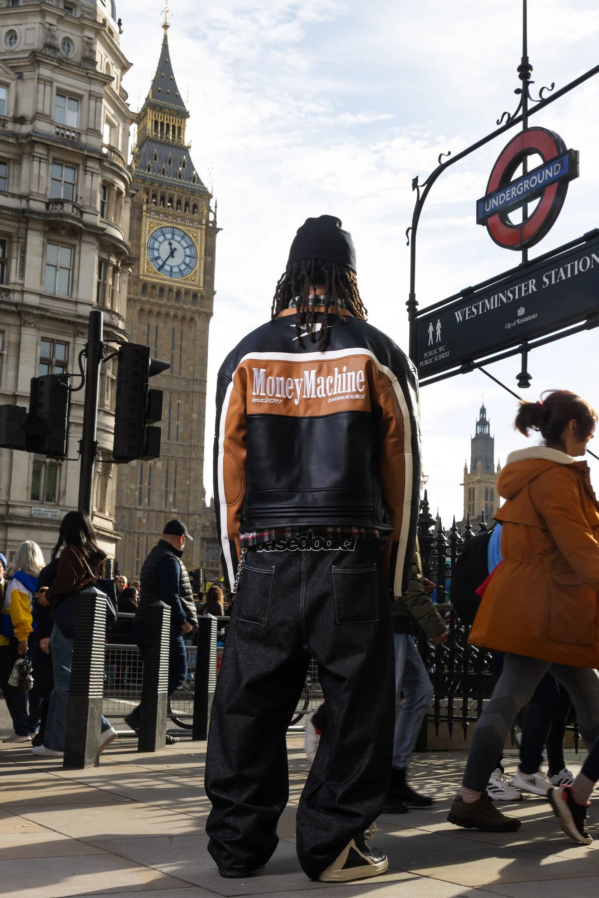 Basedodici Biker Jacket Money Machine